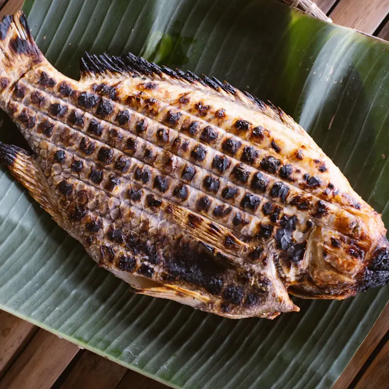 Poisson braisé