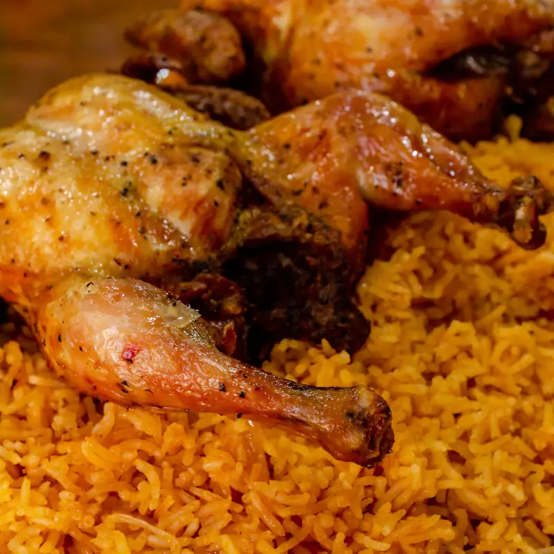 Poulet braisé